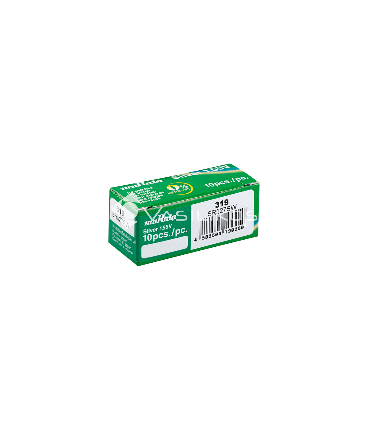 ΜΠΑΤΑΡΙΑ MURATA 1.5v SR527SWN/319 0%HG (τιμή τεμαχίου)