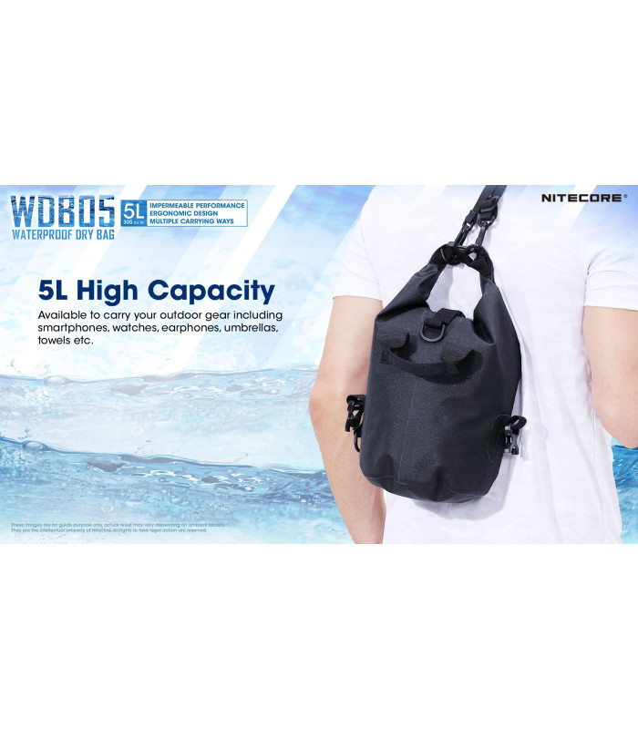 ΣΑΚΟΣ ΑΔΙΑΒΡΟΧΟΣ NITECORE 5L - DRY BAG
