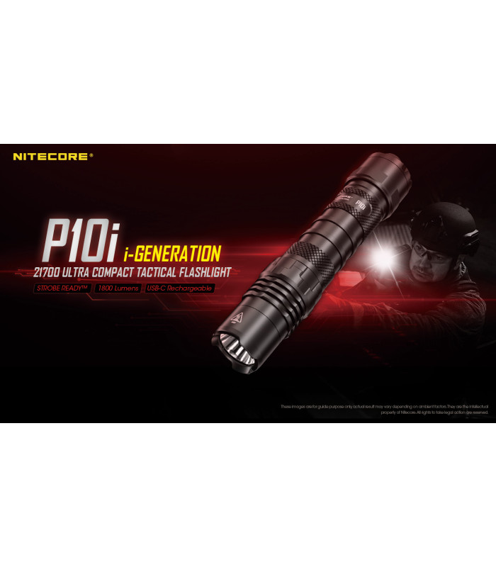 ΦΑΚΟΣ LED NITECORE PRECISE P10i, Tactical, Strobe Ready