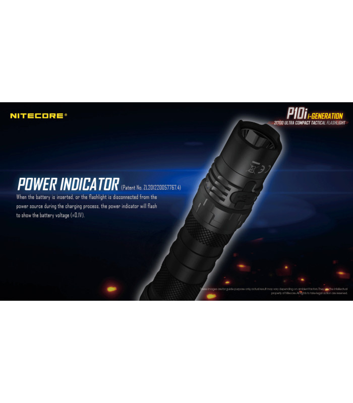 ΦΑΚΟΣ LED NITECORE PRECISE P10i, Tactical, Strobe Ready