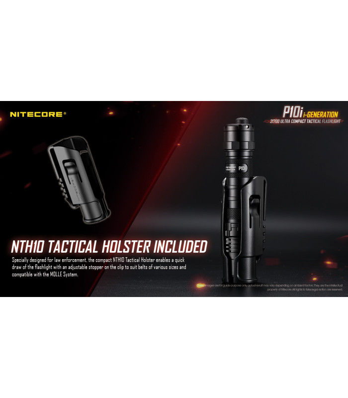 ΦΑΚΟΣ LED NITECORE PRECISE P10i, Tactical, Strobe Ready