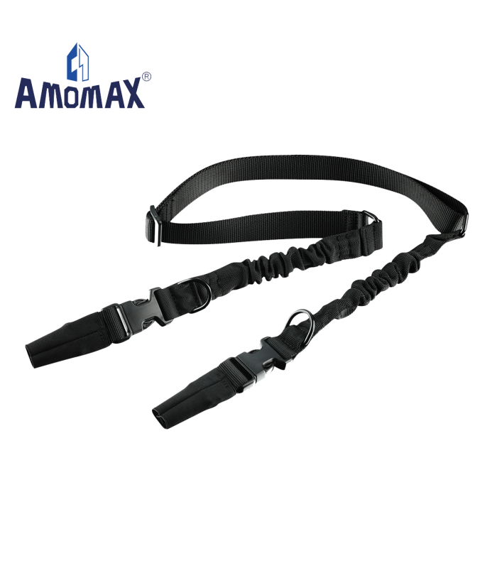 ΑΟΡΤΗΡΑΣ AMOMAX δύο σημείων με κλιπ HK βαριάς χρήσης, Black