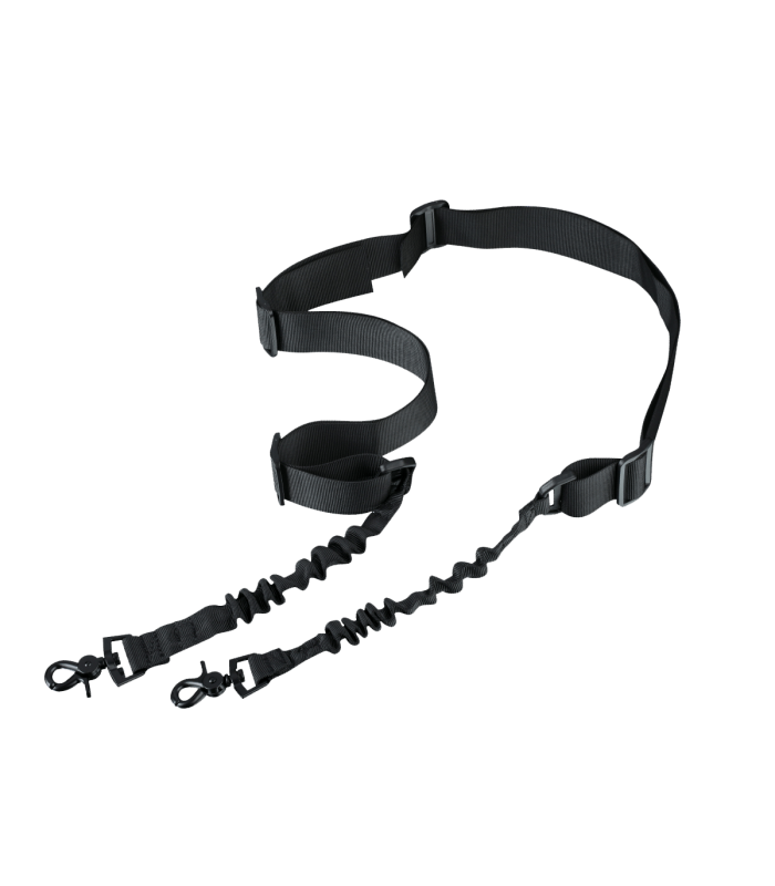 ΑΟΡΤΗΡΑΣ AMOMAX δύο σημείων με κυκλικό κλιπ, Black