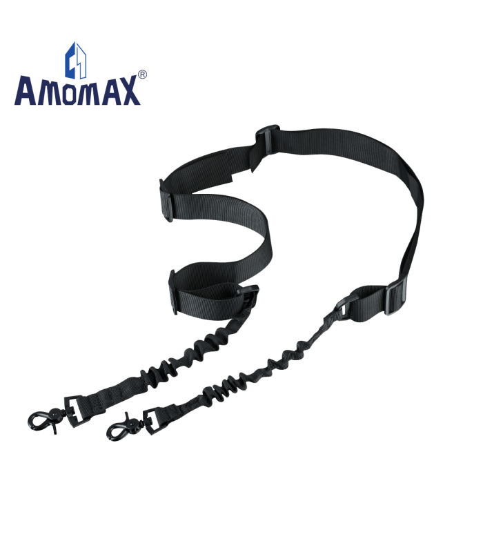 ΑΟΡΤΗΡΑΣ AMOMAX δύο σημείων με κυκλικό κλιπ, Black