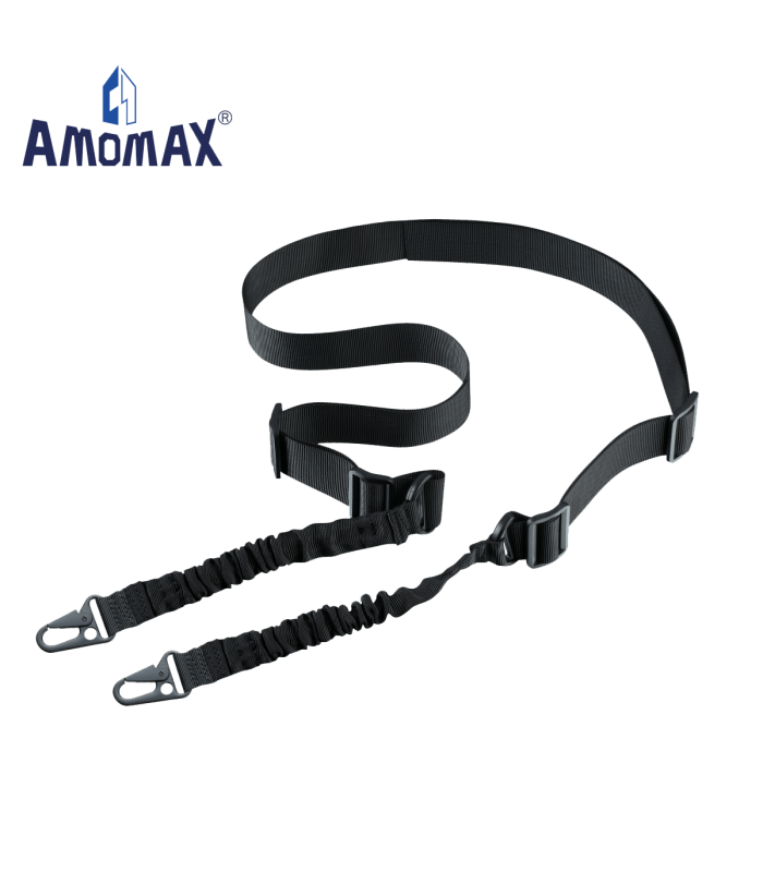 ΑΟΡΤΗΡΑΣ AMOMAX δύο σημείων με κλιπ τύπου HK, Black