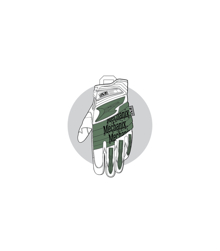 ΓΑΝΤΙΑ MECHANIX, M-Pact 2, Covert, Size XXL