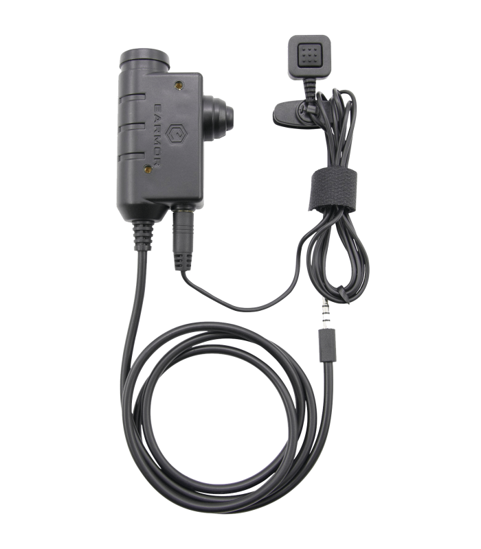 Διακόπτης PTT για Ωτοασπίδες EARMOR, AUX 3,5mm, Military