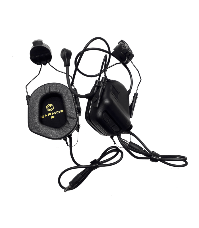 Ωτοασπίδες - Ακουστικά Επικ.Military EARMOR M32H-ARC-MARK-I Blk - DUAL COM