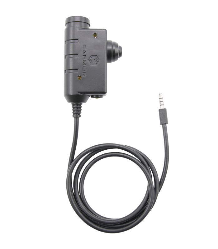 Διακόπτης PTT για Ωτοασπίδες EARMOR, AUX βύσμα 3.5mm, Standard