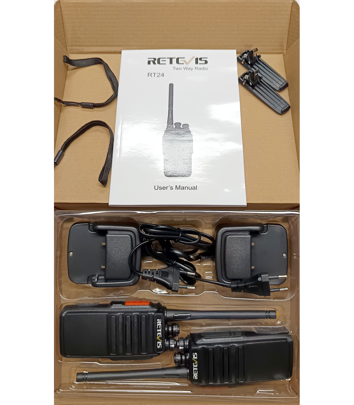 ΠΟΜΠΟΔΕΚΤΗΣ RETEVIS RT24, PMR16 (Ζεύγος)