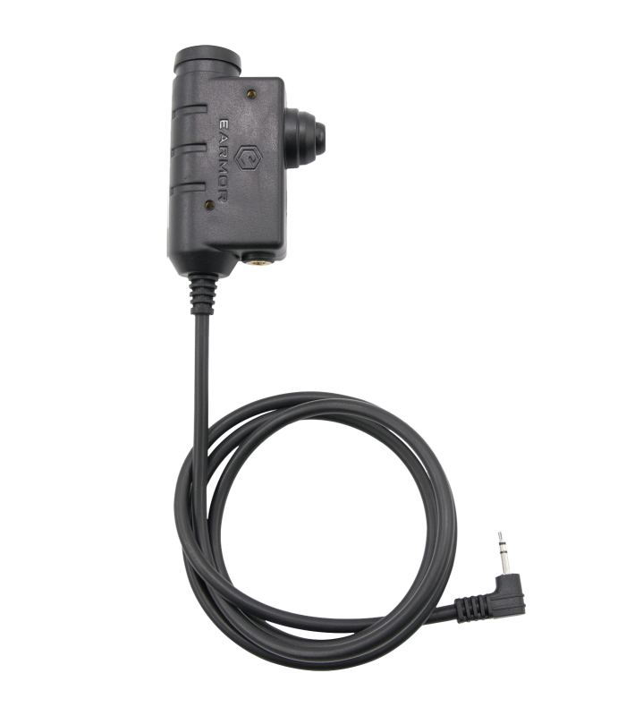 Διακόπτης PTT για Ωτοασπίδες EARMOR, Motorola μονό βύσμα, Standard