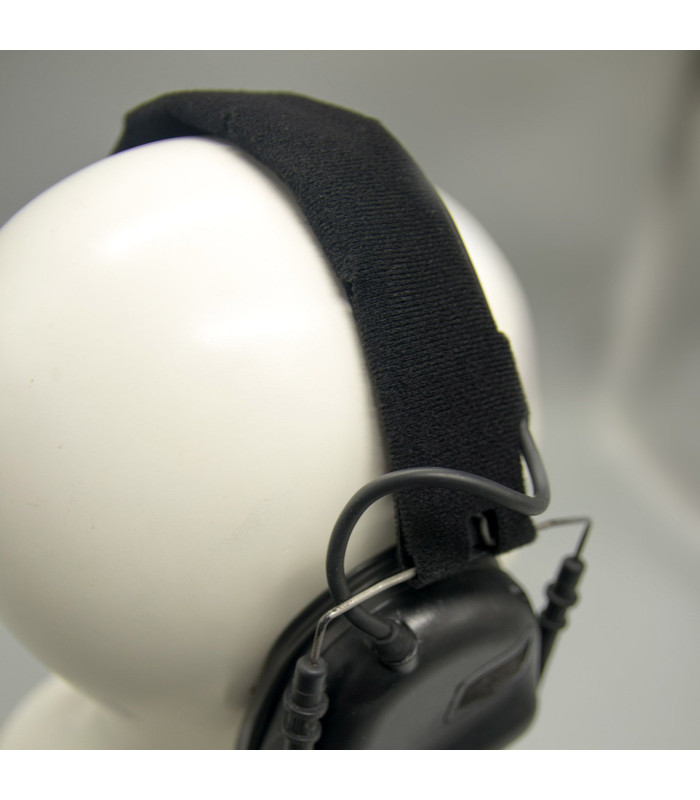 Ιμάντας κεφαλής για Ωτοασπίδες EARMOR, M62 Μαύρος