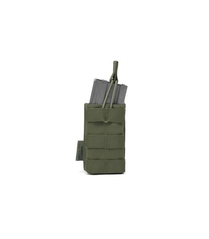WARRIOR ASSAULT LASER CUT SINGLE BUNGEE 5.56 MM AMMO POUCH MULTICAM