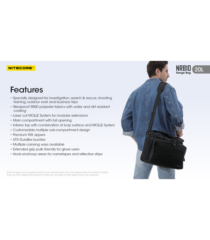 ΣΑΚΙΔΙΟ NITECORE RANGE BAG NRB10 black