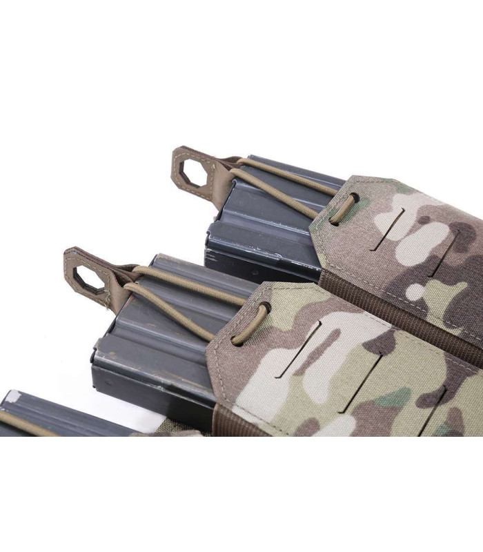 WARRIOR ASSAULT DETACHABLE LASER CUT TRIPLE OPEN 5.56 MM POUCH FOR RPC-LPC