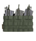 WARRIOR ASSAULT DETACHABLE LASER CUT TRIPLE OPEN 5.56 MM POUCH FOR RPC-LPC MULTICAM