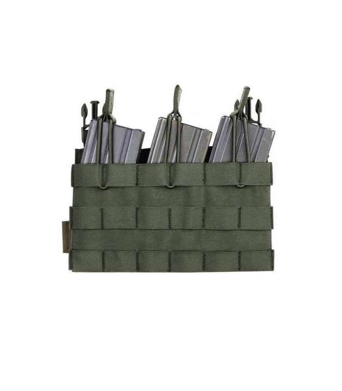 WARRIOR ASSAULT DETACHABLE LASER CUT TRIPLE OPEN 5.56 MM POUCH FOR RPC-LPC MULTICAM