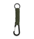 ΜΠΡΕΛΟΚ Albainox Snap hook with paracord and ring. Green, 33947-VE