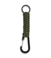 ΜΠΡΕΛΟΚ Albainox Snap hook with paracord and ring. Green, 33947-VE