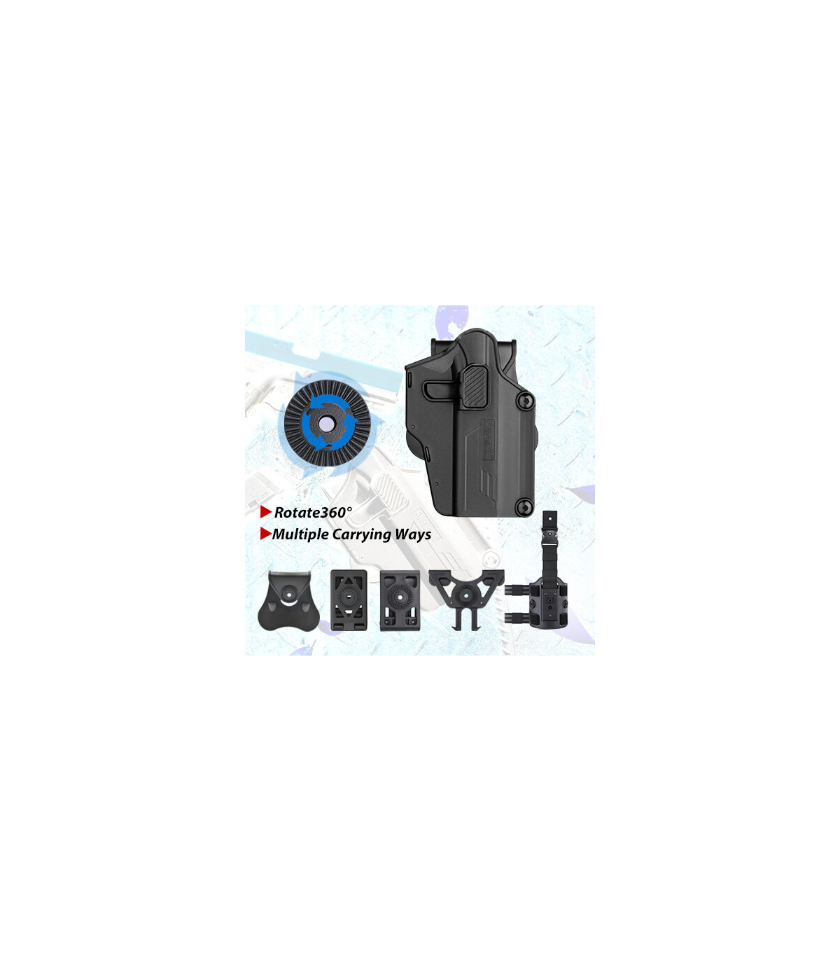 Θήκη Πιστολιού Amomax Per-Fit Holster Universal RH | Sabotage Oddal