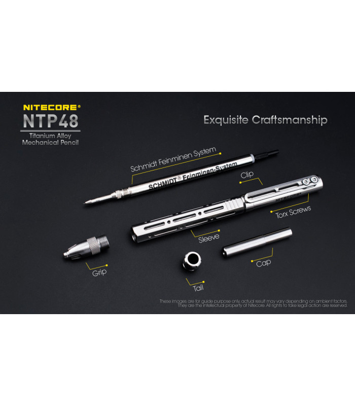 Tactical Pen NITECORE NTP48 Silver (Gloss)