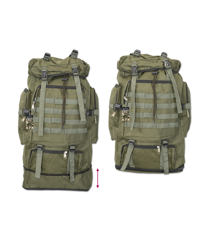 Σακίδιο πλάτης BARBARIC, Backpack. Green, 60 lt, 34936-VE