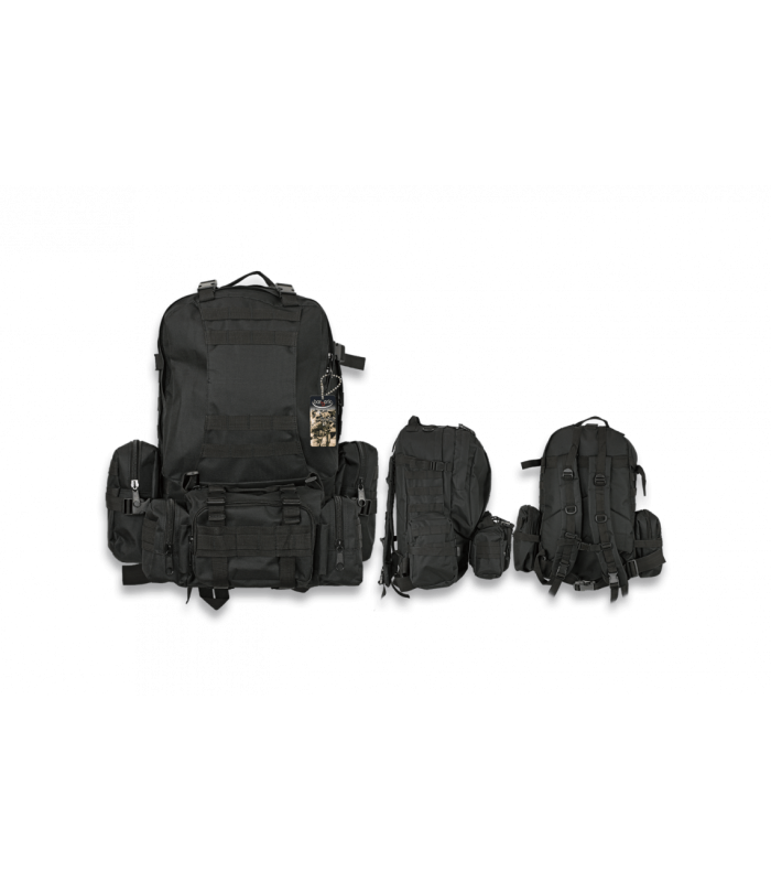 Σακίδιο πλάτης BARBARIC, Backpack. Black. 50 lt, 34881-NE