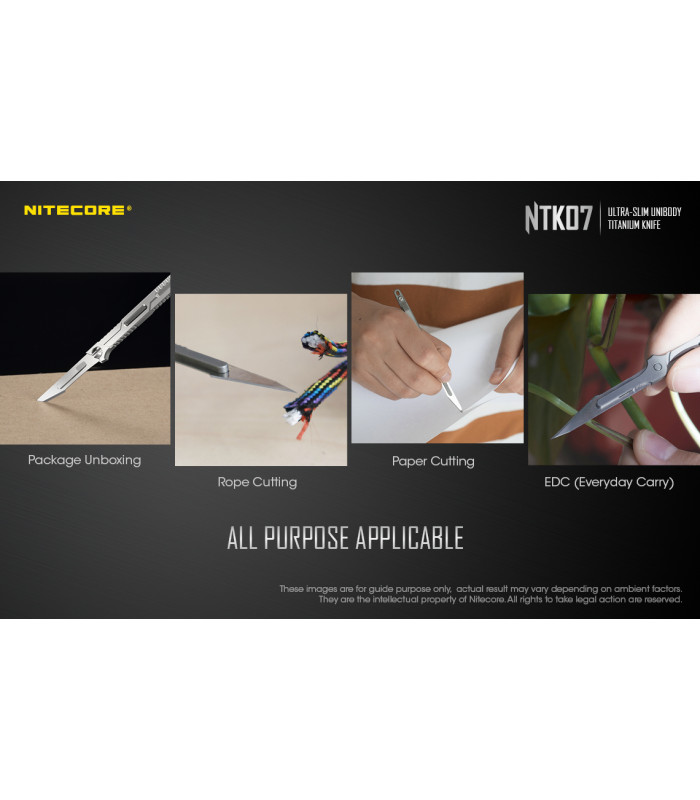 Titanium Utility Knife - NTK07