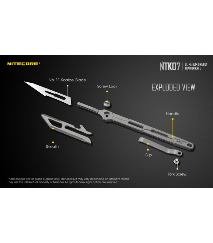 Titanium Utility Knife - NTK07