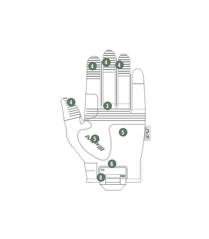 ΓΑΝΤΙΑ MECHANIX, M-Pact 3, Coyote, Size XXL