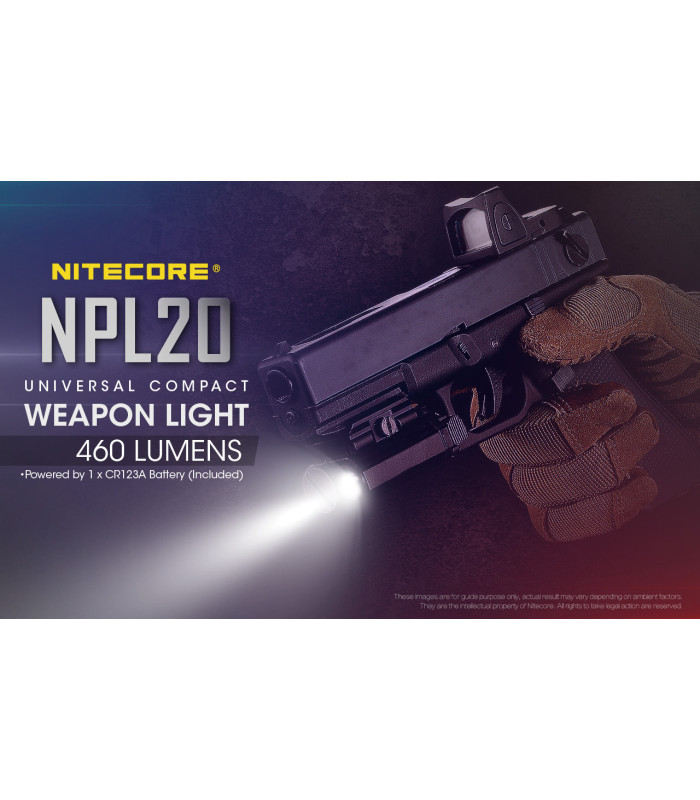 ΦΑΚΟΣ LED NITECORE NPL20, Set με μπαταρια CR123