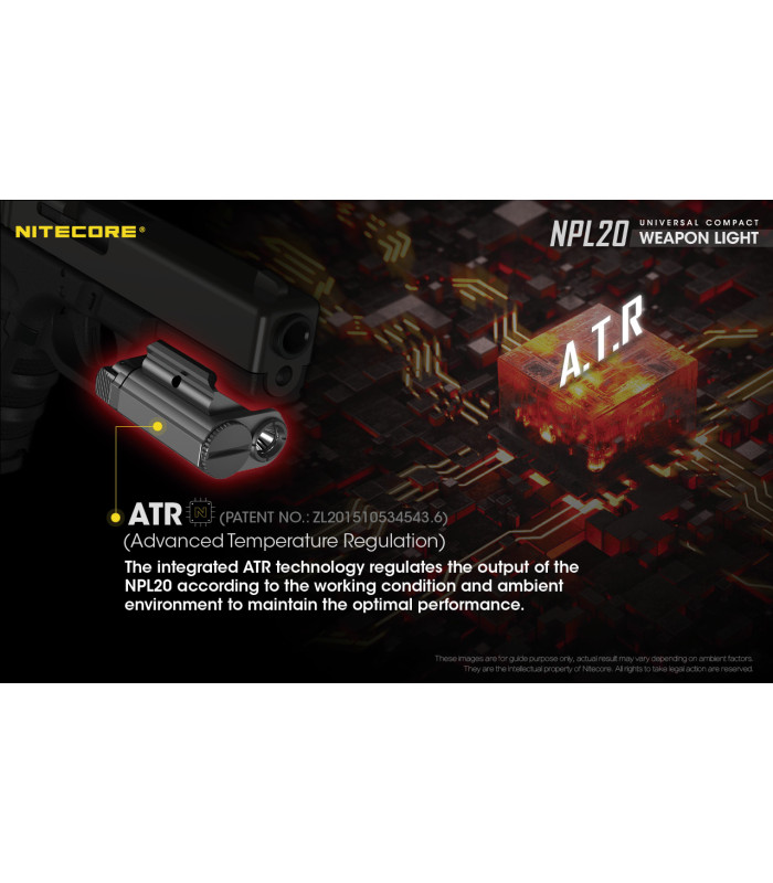ΦΑΚΟΣ LED NITECORE NPL20, Set με μπαταρια CR123