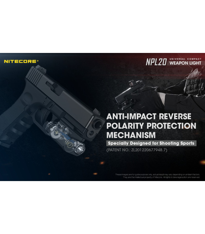 ΦΑΚΟΣ LED NITECORE NPL20, Set με μπαταρια CR123