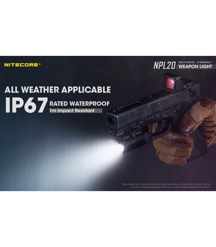 ΦΑΚΟΣ LED NITECORE NPL20, Set με μπαταρια CR123