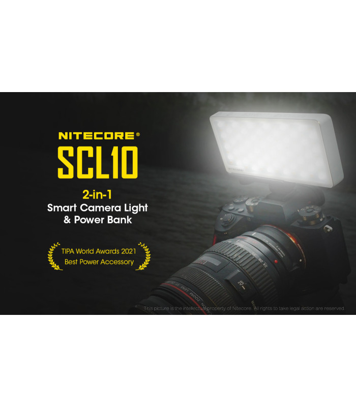 POWER BANK + CAMERA LIGHT 2in1 NITECORE SCL10