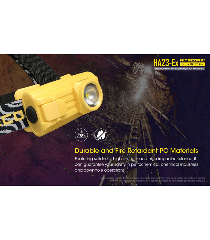 ΦΑΚΟΣ LED NITECORE HEADLAMP HA23-EX, Explosion proof
