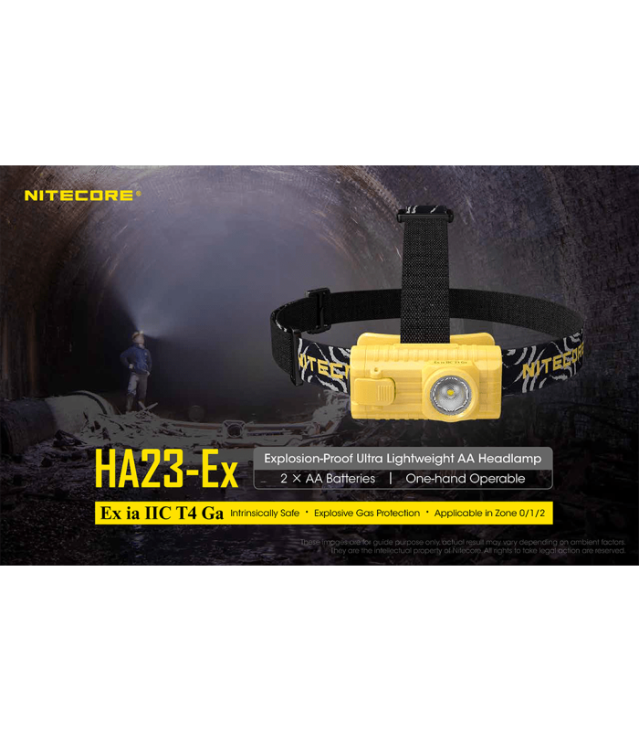 ΦΑΚΟΣ LED NITECORE HEADLAMP HA23-EX, Explosion proof