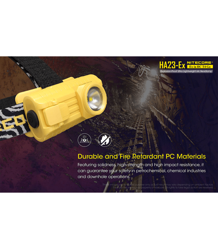ΦΑΚΟΣ LED NITECORE HEADLAMP HA23-EX, Explosion proof