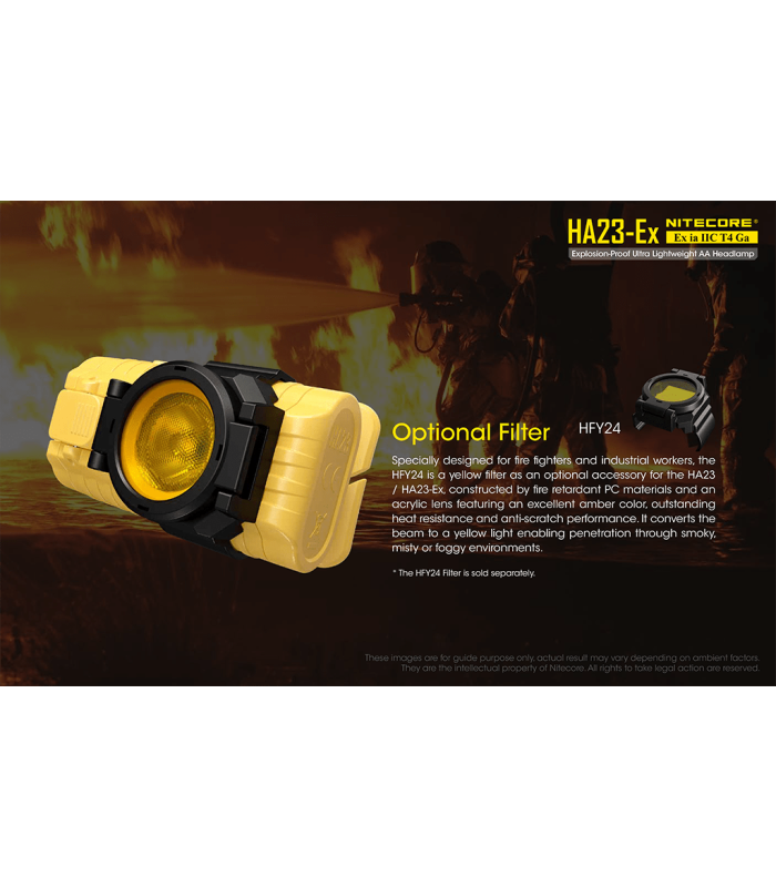 ΦΑΚΟΣ LED NITECORE HEADLAMP HA23-EX, Explosion proof