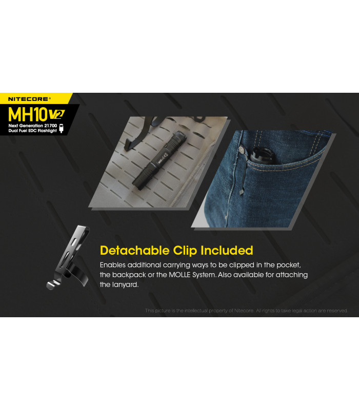 ΦΑΚΟΣ LED NITECORE MULTI TASK HYBRID MH10V2