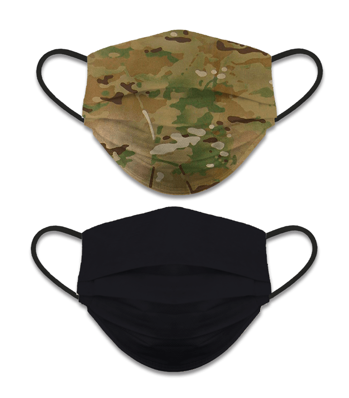 ΜΑΣΚΑ ΠΡΟΣΤΑΣΙΑΣ ΠΡΟΣΩΠΟΥ , Δύο Όψεων , Black-Camo