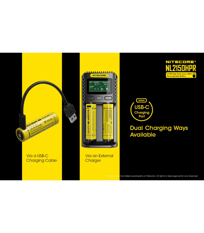 ΜΠΑΤΑΡΙΑ NITECORE 21700/ 5000mAh / HPR (τιμή τεμαχίου)