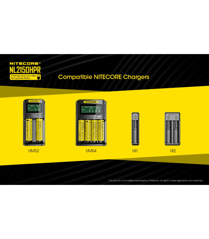 ΜΠΑΤΑΡΙΑ NITECORE 21700/ 5000mAh / HPR (τιμή τεμαχίου)