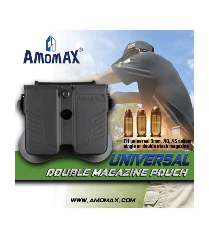 ΘΗΚΗ ΓΕΜΙΣΤΗΡΩΝ AMOMAX, Universal 9mm, .40, .45 Caliber, Single or Double Stack Magazines
