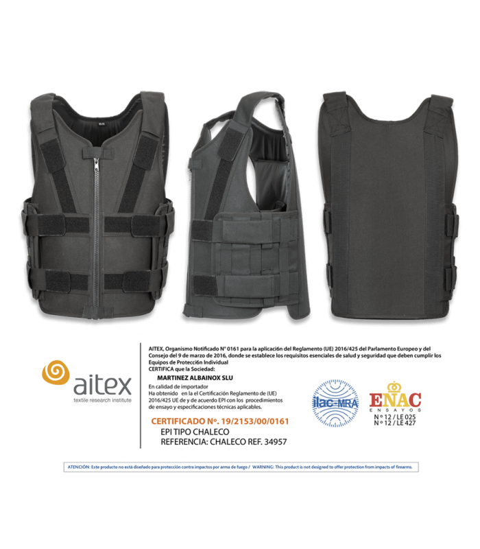 ΓΙΛΕΚΟ ΕΠΙΧΕΙΡΗΣΙΑΚΟ ΜΕ ΠΡΟΣΤΑΣΙΑ ΑΠΟ ΜΑΧΑΙΡΙ & ΒΕΛΟΝΑ L/XL