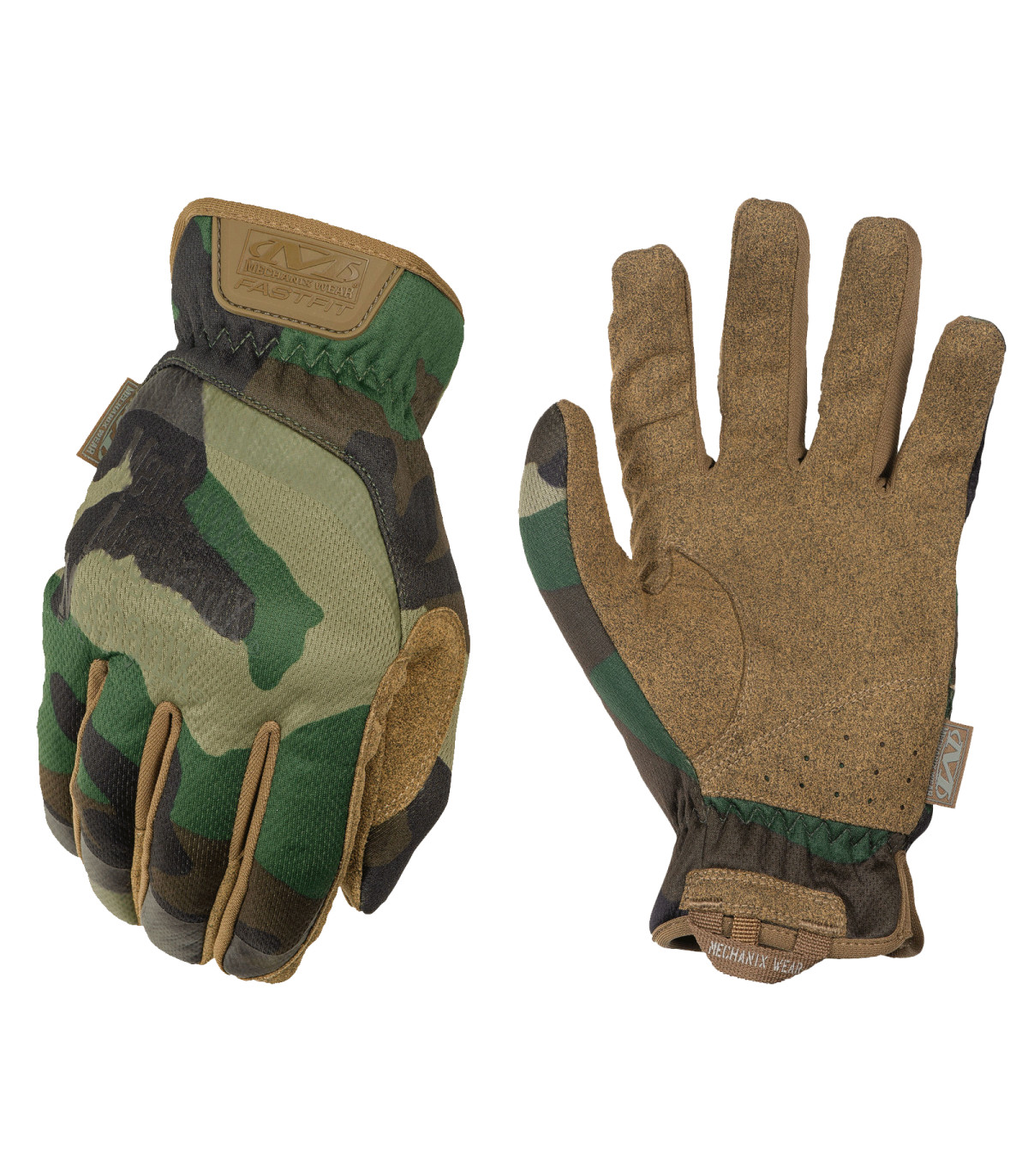 ΓΑΝΤΙΑ MECHANIX, Fastfit, Woodland Camo, SM