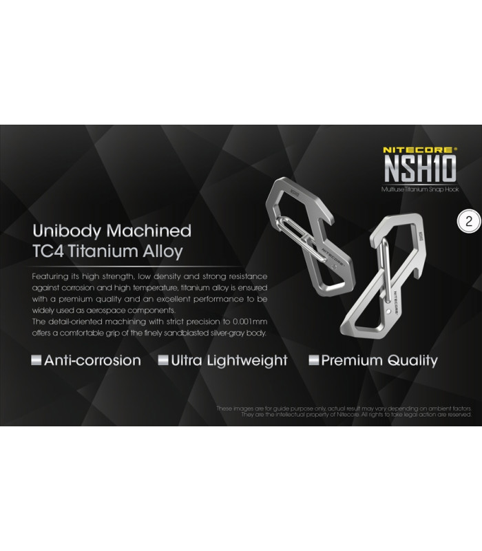 ΚΡΙΚΟΣ TITANIOY NITECORE NSH10, Πολυχρηστικός
