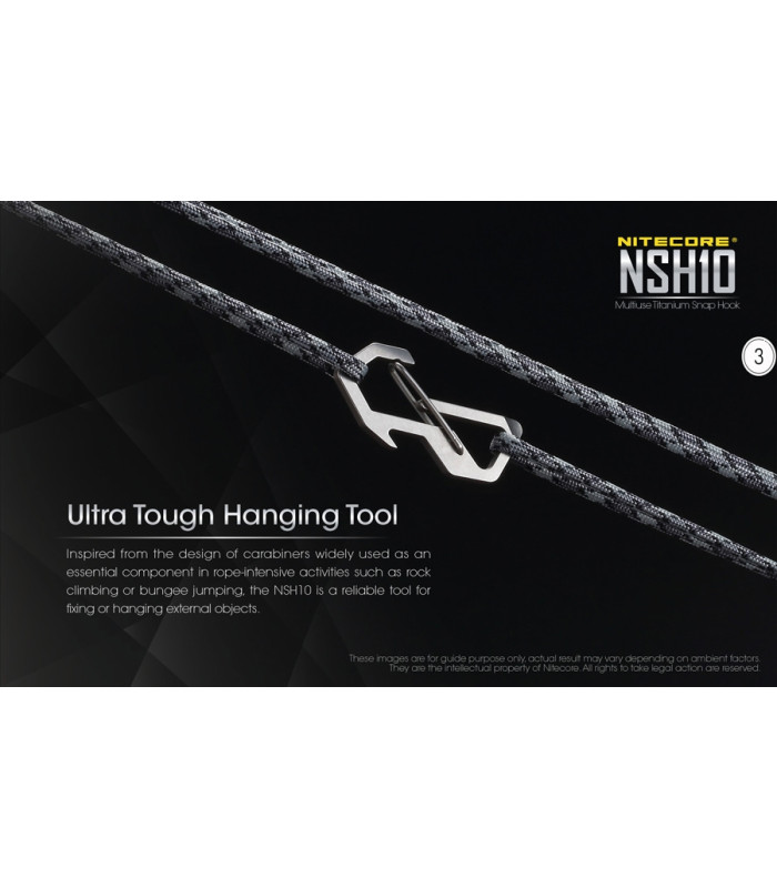 ΚΡΙΚΟΣ TITANIOY NITECORE NSH10, Πολυχρηστικός
