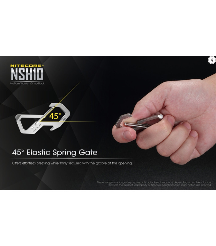 ΚΡΙΚΟΣ TITANIOY NITECORE NSH10, Πολυχρηστικός