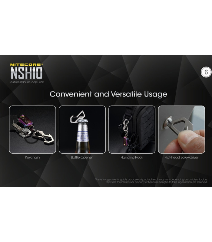 ΚΡΙΚΟΣ TITANIOY NITECORE NSH10, Πολυχρηστικός
